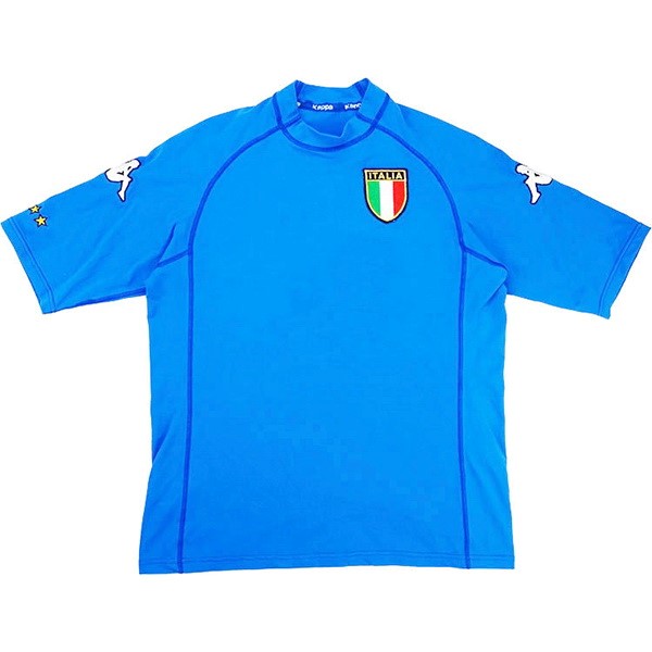 Authentic Camiseta Italy 1ª Retro 2000 Azul